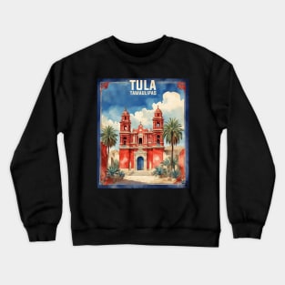 Tula Tamaulipas Mexico Vintage Tourism Travel Crewneck Sweatshirt